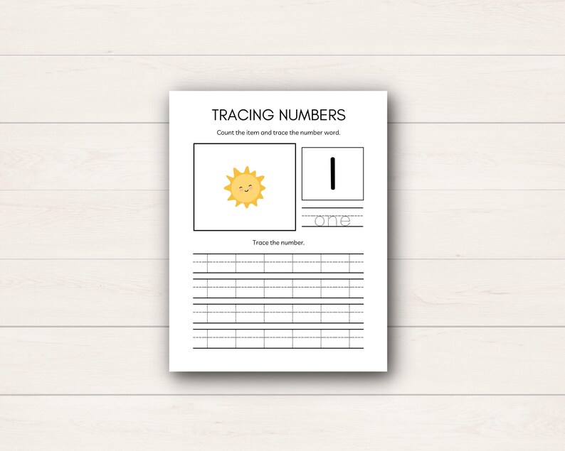 Help your child master their numbers with this Number Tracing for Kids printable! This set of number tracing sheets is perfect for preschoolers and early learners.