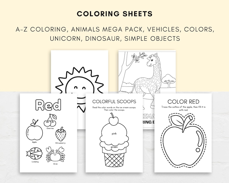 Get the Ultimate Preschool Kindergarten Bundle for a complete educational experience! This comprehensive kids learning bundle includes everything you need to engage your child with fun and interactive activities.