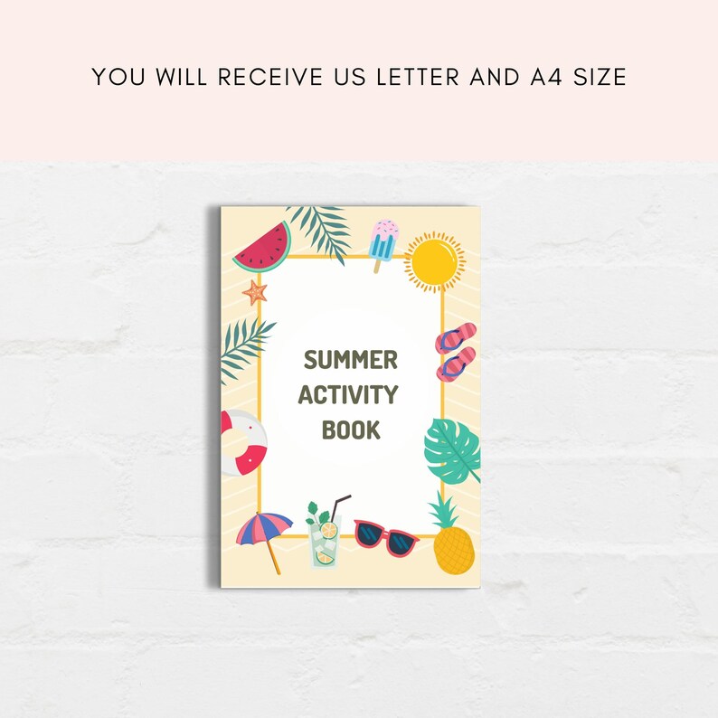 This Summer Activity Book is a perfect way to keep kids engaged this Summer Vacation. The PDF has fun summer games and summer coloring sheets. It can also be used as a party favour. Print as many as you like.