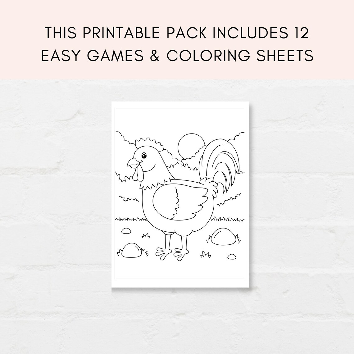 Farm Animals Activity Pack, Farm Animals Coloring, Farm Animals ...