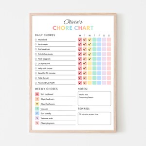 Introduce structure and responsibility with this Kids Chore Chart Printable! This comprehensive chart is designed to make chores and routines fun for children.