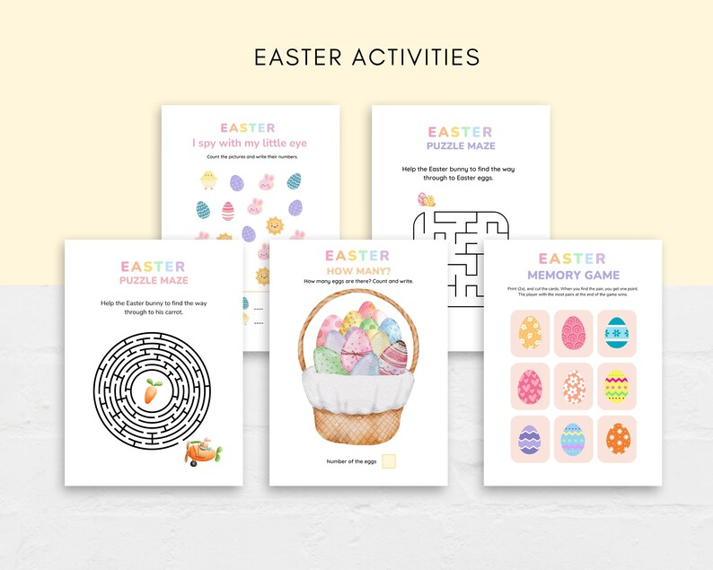 Celebrate Easter with fun and educational activities for your little ones with this Easter Preschool Activity Pack.