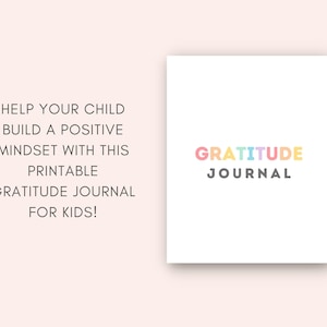 Help your child build a positive mindset with this printable Gratitude Journal for Kids! Designed to nurture self-awareness and mindfulness.