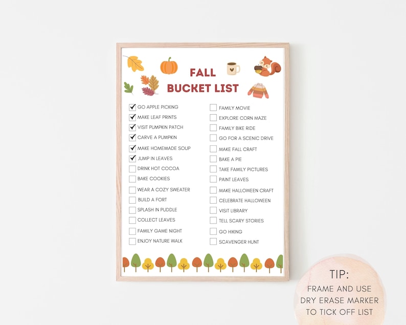 Make each season memorable and filled with joy for your kids with this Seasonal Bucket List Bundle! This printable bundle includes four delightful bucket lists, one for each season - Spring, Summer, Fall, and Winter.