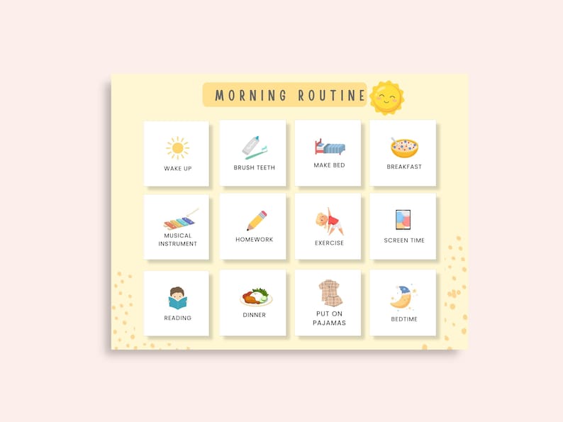 Transform your child's daily routine into an organized, fun adventure with this comprehensive Kids Routine Cards & Charts Set. This versatile kit includes 215 activity cards and 16 charts, ensuring your child's daily life is structured and engaging.