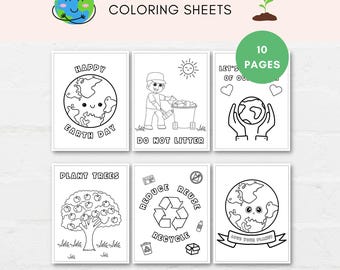 Earth Day Coloring, Earth Day Activities, Earth Day Printable, Earth Day Colouring , Earth Day Activity, Happy Earth Day