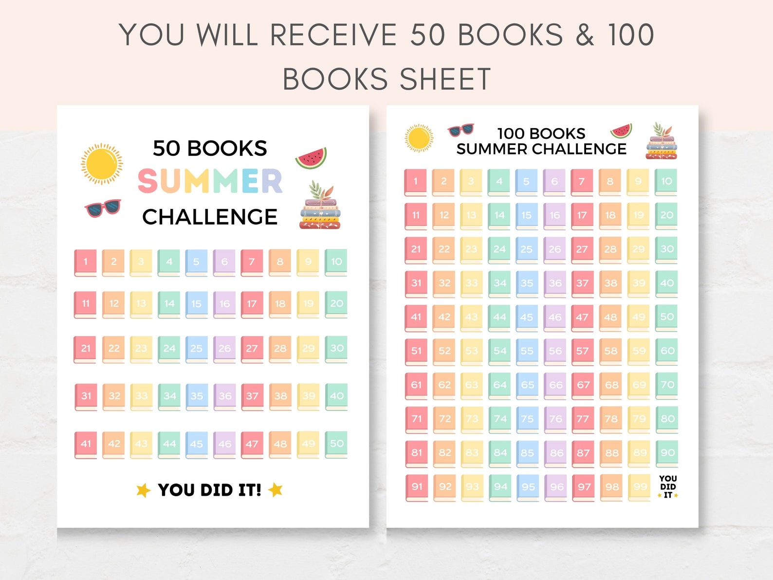 Summer Reading Challenge, Kids Reading Challenge,reading Log, Reading ...