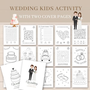 Wedding Coloring Pages, Wedding Activity, Wedding Activity Pack, Wedding Activity Book, Wedding Activity download, Wedding Kids Printable