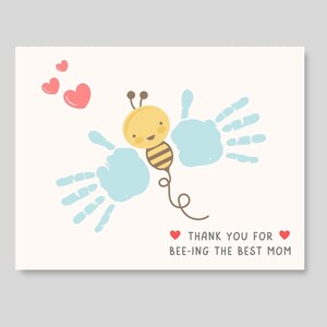 This fun and cute Mother’s day handprint pack is a great activity keepsake/ mom gift. Perfect for toddler, preschool, nursery or baby.