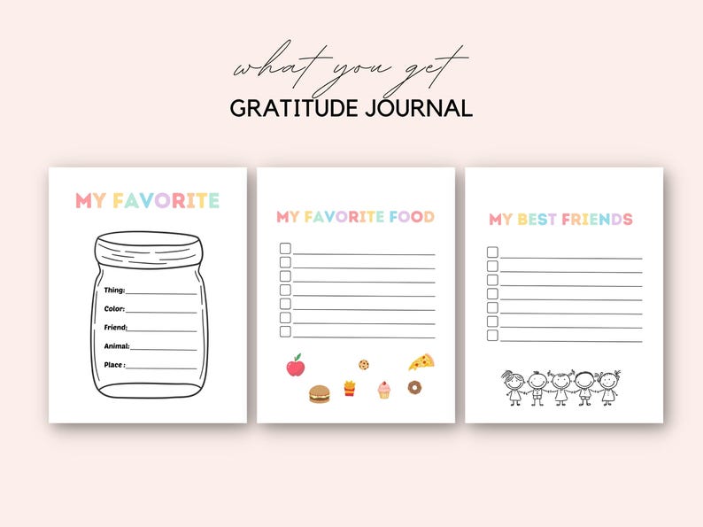 Help your child build a positive mindset with this printable Gratitude Journal for Kids! Designed to nurture self-awareness and mindfulness.