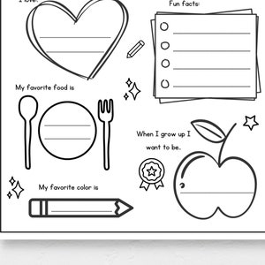 Introduce your child to the world of self-expression with this All About Me printable worksheet! Perfect for classrooms, homeschooling, or fun activities at home.