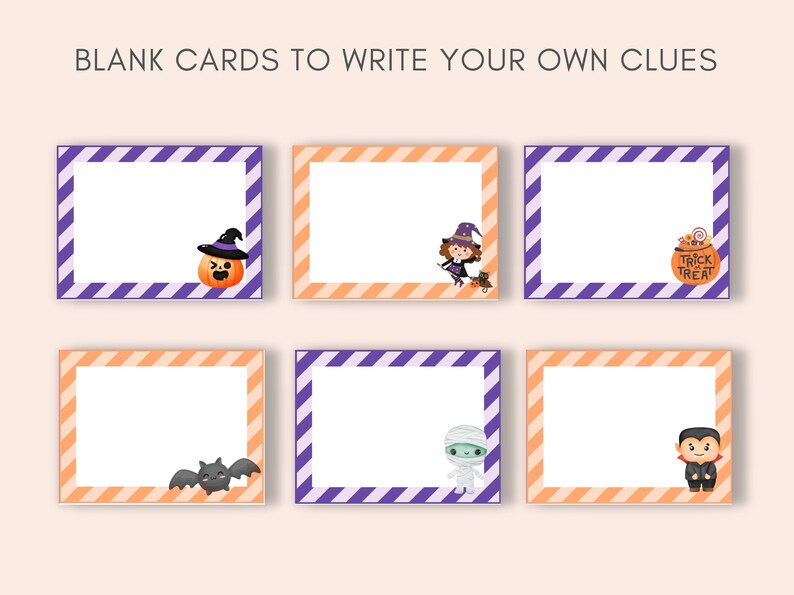 This printable Halloween Scavenger Hunt game is perfect for keeping your little ones entertained and excited during Halloween. Get ready for a spooktacular adventure as your children search for Halloween- treats around the house.