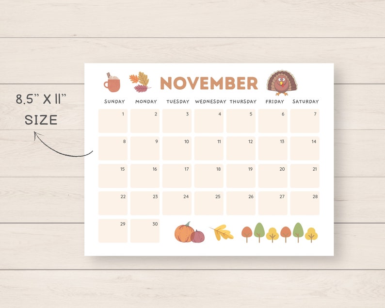 This cute and aesthetic 2026 calendar printable is a fun way to keep track of dates and events throughout the year. It includes ready to print and editable version.