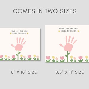 This fun and cute Mother’s day handprint pack is a great activity keepsake/ mom gift. Perfect for toddler, preschool, nursery or baby.