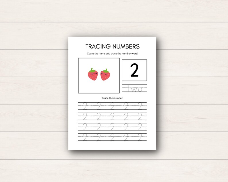 Help your child master their numbers with this Number Tracing for Kids printable! This set of number tracing sheets is perfect for preschoolers and early learners.