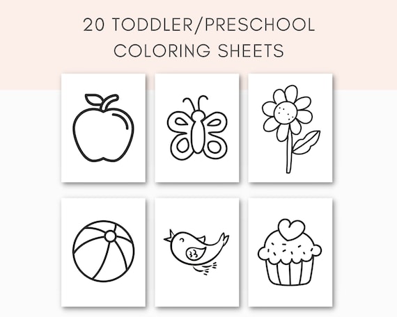 Print and Color Mini Coloring Pages - 100 Directions
