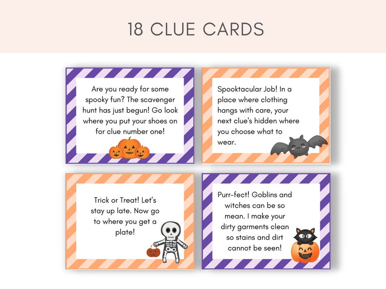 This printable Halloween Scavenger Hunt game is perfect for keeping your little ones entertained and excited during Halloween. Get ready for a spooktacular adventure as your children search for Halloween- treats around the house.