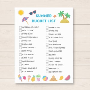 Make each season memorable and filled with joy for your kids with this Seasonal Bucket List Bundle! This printable bundle includes four delightful bucket lists, one for each season - Spring, Summer, Fall, and Winter.