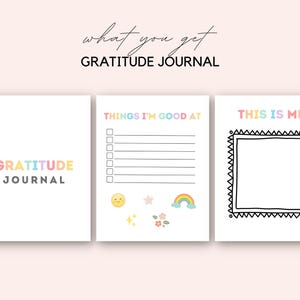 Help your child build a positive mindset with this printable Gratitude Journal for Kids! Designed to nurture self-awareness and mindfulness.