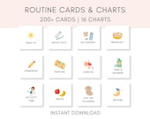 Kids Daily Routine Cards, Routine Chart for Kids, Morning Routine, Bedtime Routine, Kids Daily Schedule, Visual Schedule, Daily Rhythm