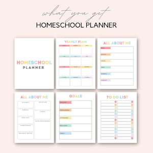 Stay organized and make homeschooling easier with this beautifully designed Homeschool Planner Printable. This printable PDF is perfect for parents who want to keep their children’s learning on track. It includes space for daily schedules, weekly goals, subjects, and more—everything you need to plan a successful homeschool routine.