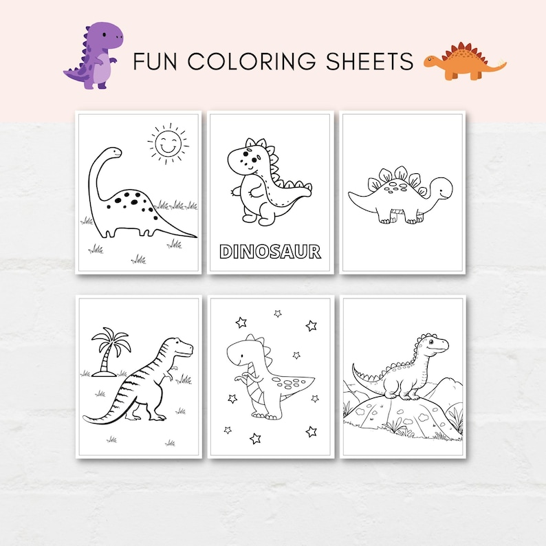Keep kids engaged with this fun Dinosaur Activity Pack for Kids, which includes Dinosaur activity sheets and Dinosaur coloring sheets. Perfect for Dinosaur parties, classroom fun, school activity and more! Print as many as you like.