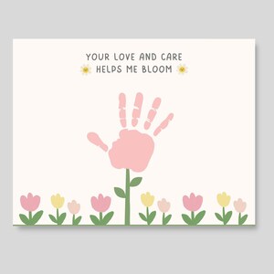 This fun and cute Mother’s day handprint pack is a great activity keepsake/ mom gift. Perfect for toddler, preschool, nursery or baby.