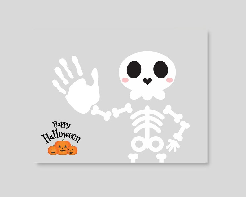 This fun halloween handprint pack is a great Halloween activity and keepsake for little kids. Perfect for toddler, preschool, nursery or baby. Can be used at home/ classroom.