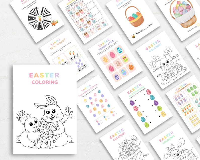 Celebrate Easter with fun and educational activities for your little ones with this Easter Preschool Activity Pack.