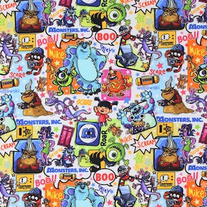 Monster Fabric By The Yard - Monster Doors Fabric - Movie Fabric – Pip  Supply