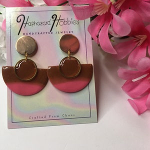 Neapolitan Clay Fan Earrings