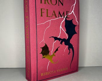 Reencuadernación de tapa dura de Iron Flame / La serie Empyrean de Rebecca Yarros / Libro dos