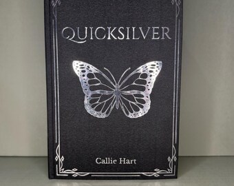 Quicksilver Hardcover Rebind with Holographic Vinyl | Book One by Callie Hart