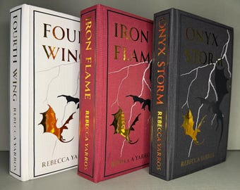 The Empyrean Series Hardcover Rebind | Book One, Two, and Three by Rebecca Yarros