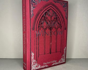 One Dark Window Hardcover Rebind | The Shepherd King Book One with Silver Holographic Vinyl