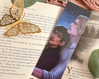 Marque-page Keris et Zarrah - Inspiré par The Inadequate Heir - The Bridge Kingdom Series - Danielle L Jensen
