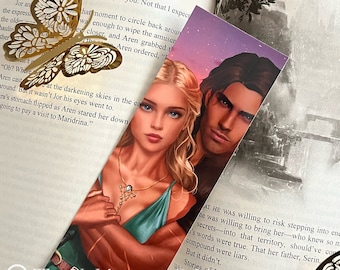 Marque-page Lara et Aren - Inspiré par The Bridge Kingdom - Danielle L Jensen