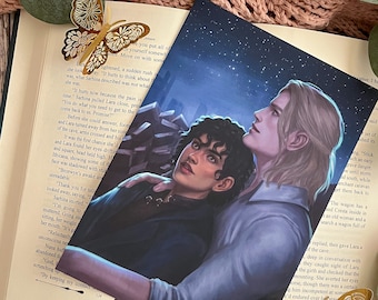 Impression premium Keris et Zarrah - Inspiré par l'héritier présomptif - Série The Bridge Kingdom - Danielle L Jensen