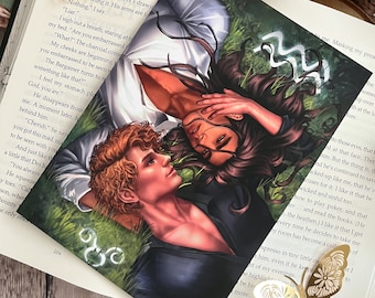 Caleb and Seth - Kings&#39; Hollow Officially Licensed Premium Print - Inspired by Zodiac Academy series