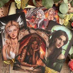 Throne of Glass Art Prints Bundle - Officially Licensed Premium Prints - Inspired by Throne of Glass series, by Sarah J Maas