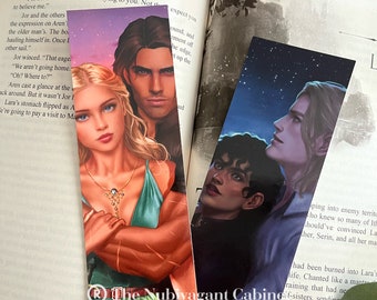 Lot de marque-pages pour couples The Bridge Kingdom - Inspiré de la série The Bridge Kingdom, par Danielle L Jensen