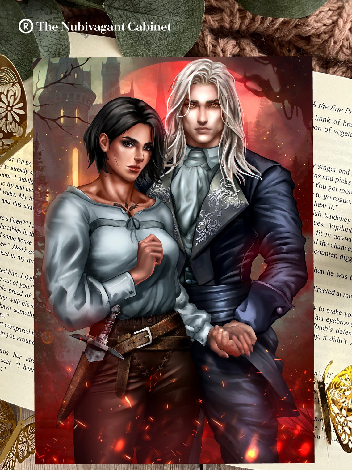 Floriane and Ruvan - Officially Licensed Premium Print - Inspired by A ...