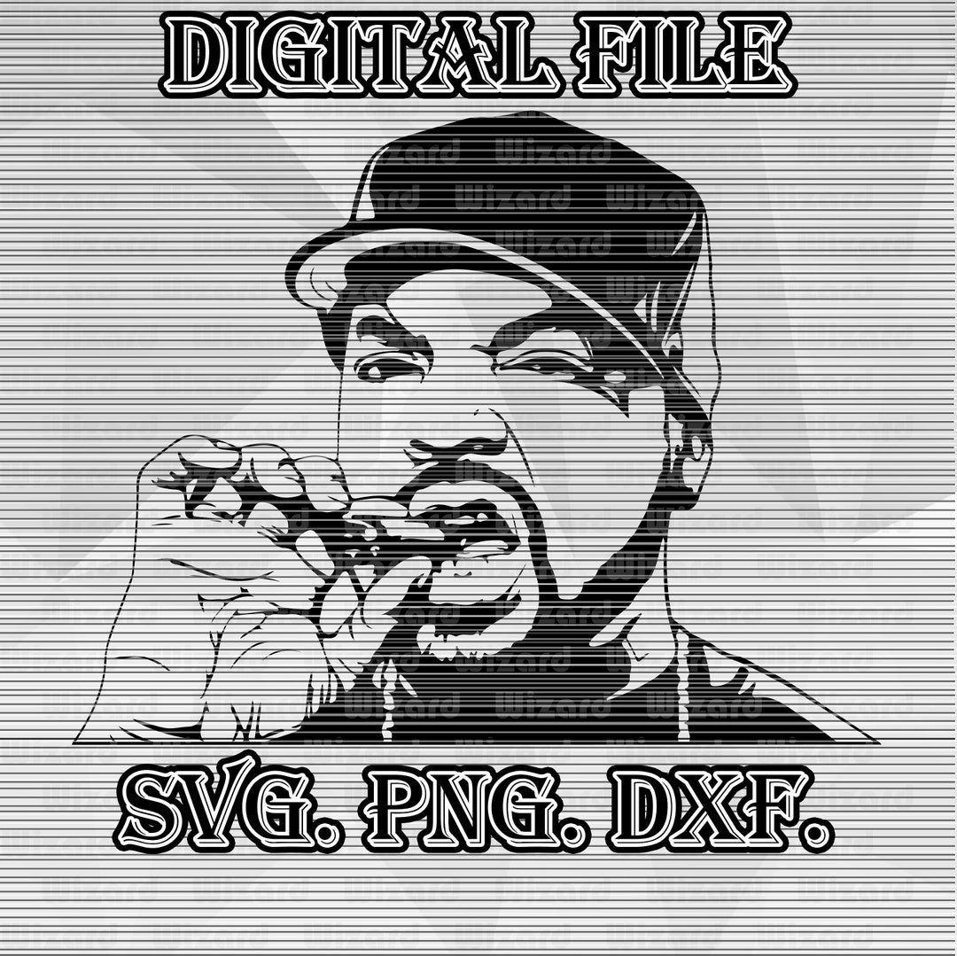 Ice Cube smoking Svg fan art SVG, ice cube svg, ice cube Silhouette ...
