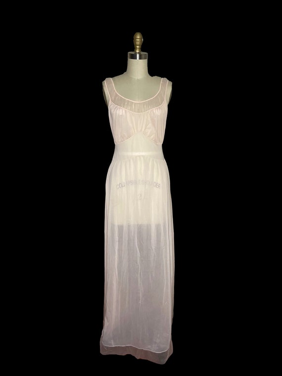 1960s shear night gown - image 4