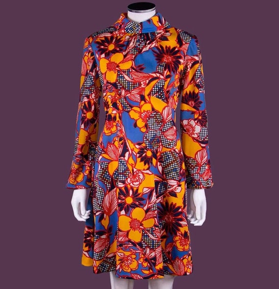 Vintage Psychedelic dress - image 1