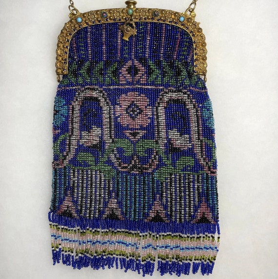 1920s beaded purse - image 1