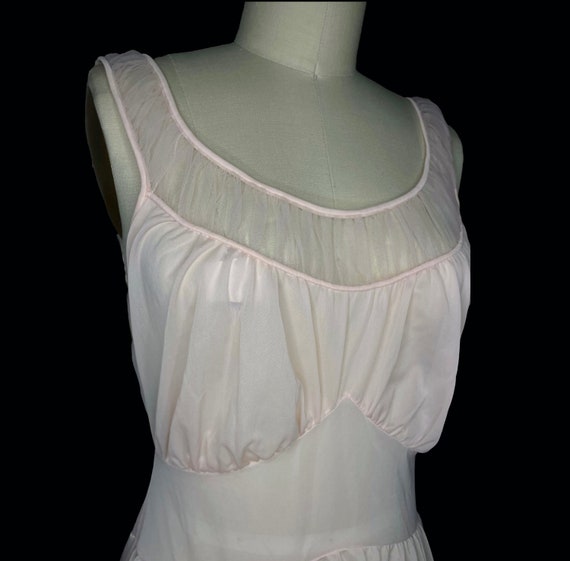 1960s shear night gown - image 2