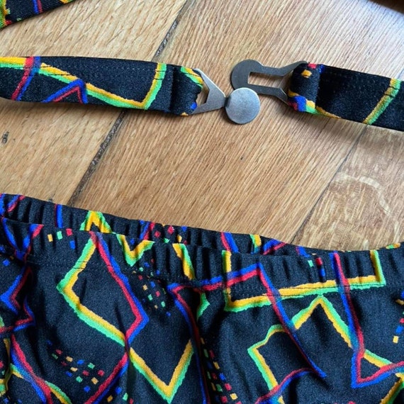 Vintage dead stock 80s geometric bikini from Spain - image 3