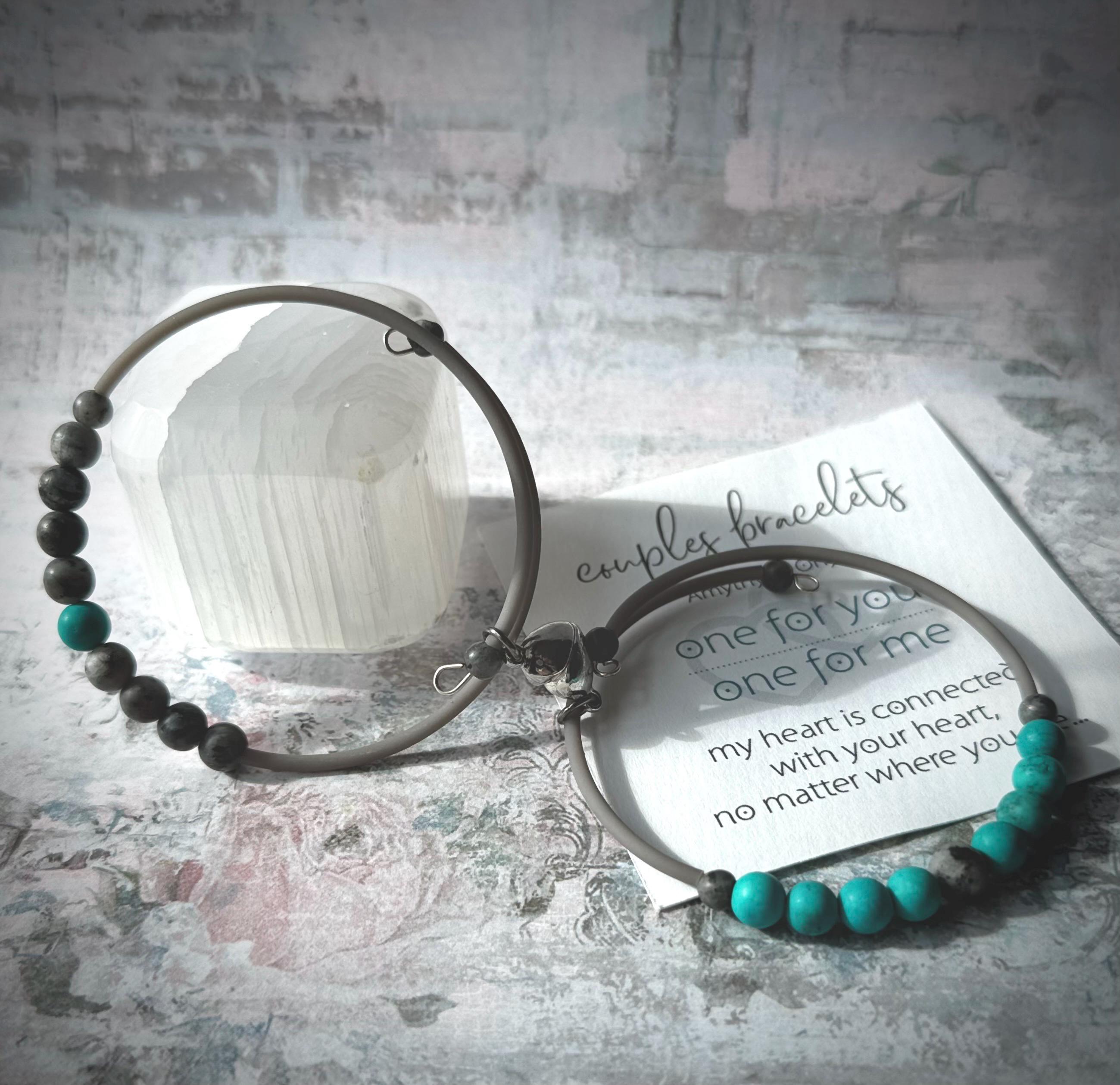 Couples Magnetic Bracelets,Distance Bracelets,Couples Bracelets,Couples Jewelry,Friendship Bracelets,Matching Bracelets,Duo Bracelet,USA