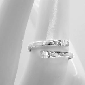 Silver Thumb Ring,Bypass ring,Coil Ring,Hammered Ring,Finger Ring,Everyday Ring,Adjustable Ring,Bypass Ring,Gift For Him,Gift for Her,USA